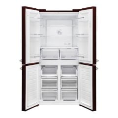 Vestel RETRO FD56011 BORDO 487 Lt No-Frost Buzdolabı