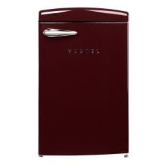 Vestel RETRO SB14411 BORDO  Statik Buzdolabı