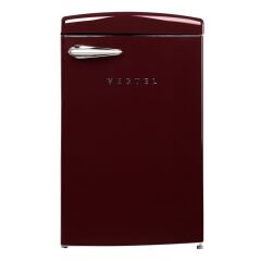 Vestel RETRO SB14411 BORDO  Statik Buzdolabı