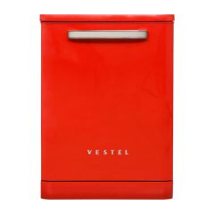 VESTEL BM 5001 Retro Kırmızı 5 Programlı Bulaşık Makinesi
