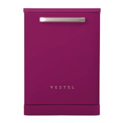 VESTEL BM 5001 Retro Pembe Bulaşık Makinesi