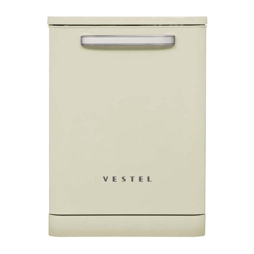 VESTEL BM 5001 Retro Bej 5 Programlı Bulaşık Makinesi