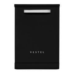 VESTEL BM 5001 Retro Siyah 5 Programlı Bulaşık Makinesi