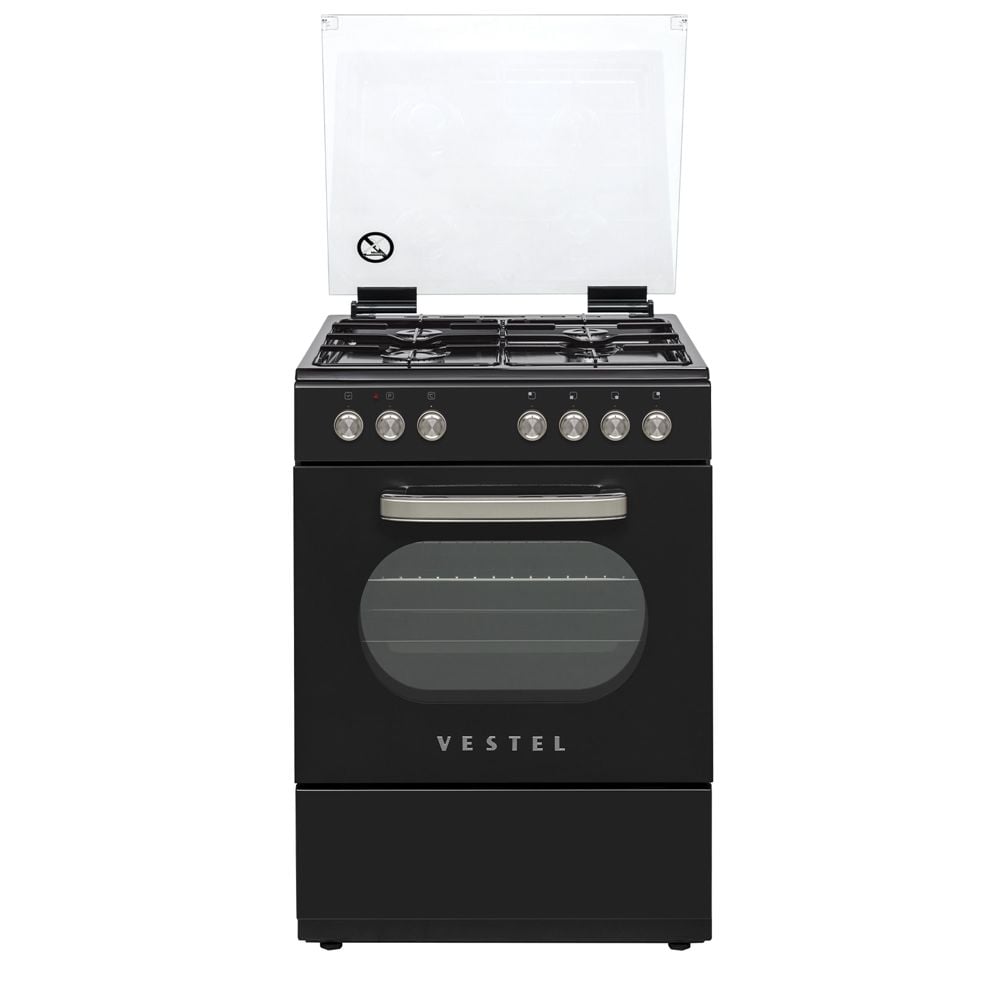 VESTEL SF 8400 DG Retro Siyah Solo Fırın