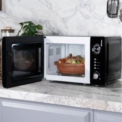 Vestel MD 20 YD Retro Siyah Mikrodalga Fırın