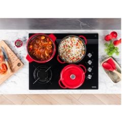 Vestel AO-65104 S-DG-T 65 cm 4 Gözü Gazlı Ankastre Ocak