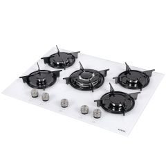 Vestel AO-71159 B DG-W 70 cm 5 Gözü Gazlı (1 Gözü Wok'lu) Ankastre Ocak