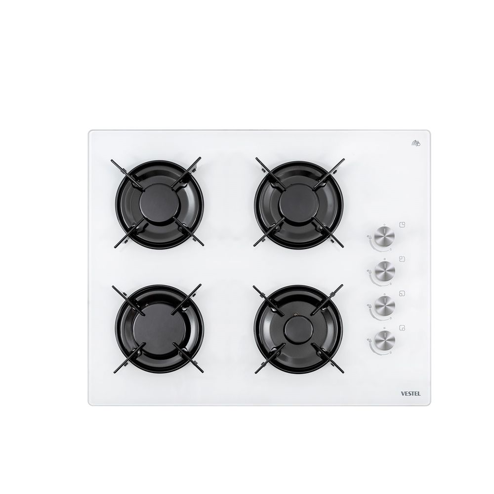 Vestel AO-65104 B-T 65 cm 4 Gözü Gazlı Ankastre Ocak