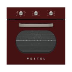 Vestel AF-6682 Retro Bordo 70 Lt A Enerji Sınıfı Ankastre Fırın