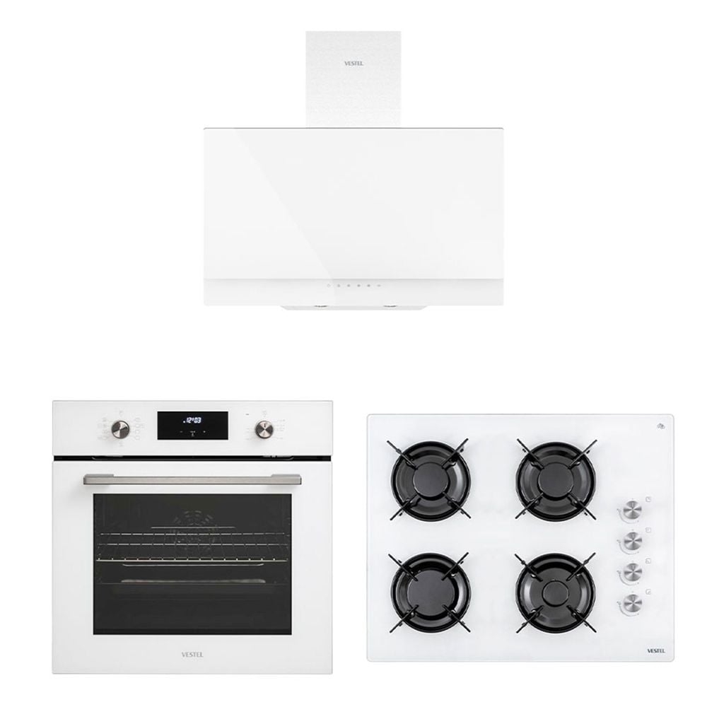 Eğik Beyaz Hamur Şefi Set