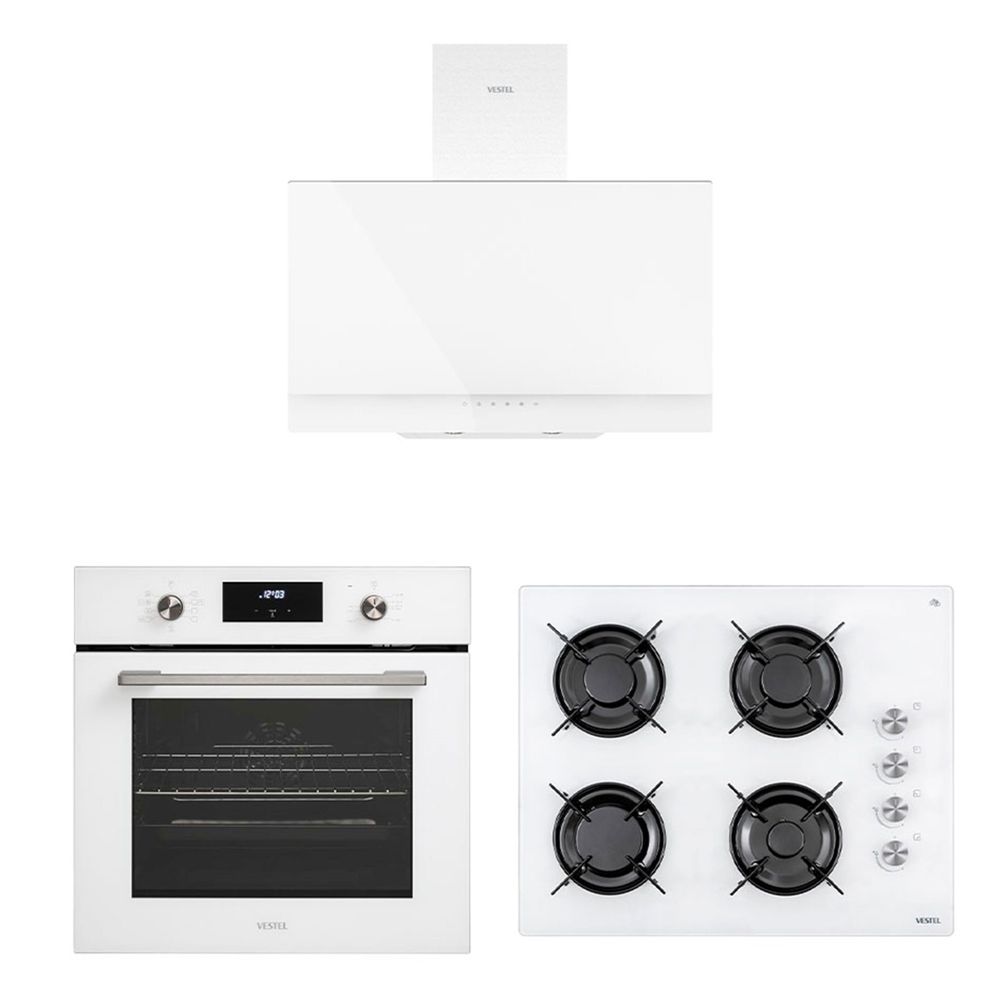 Eğik Beyaz Hamur Şefi Set