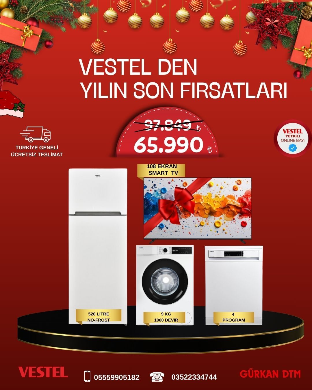 VESTEL YILIN SON FIRSATLARI EKONOMİK SET