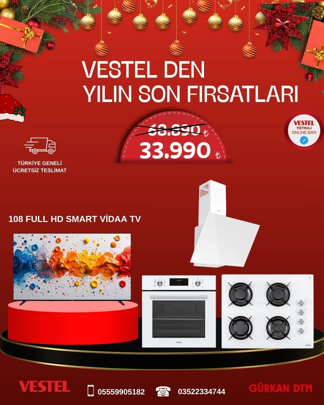 VESTEL'' ARALIK AYI ANAKSTRE SET FIRSATI