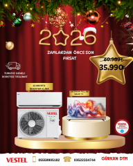 VESTEL  ARALIK AYI ÖZEL  KLIMA VE TELEVİZYON FIRSATI